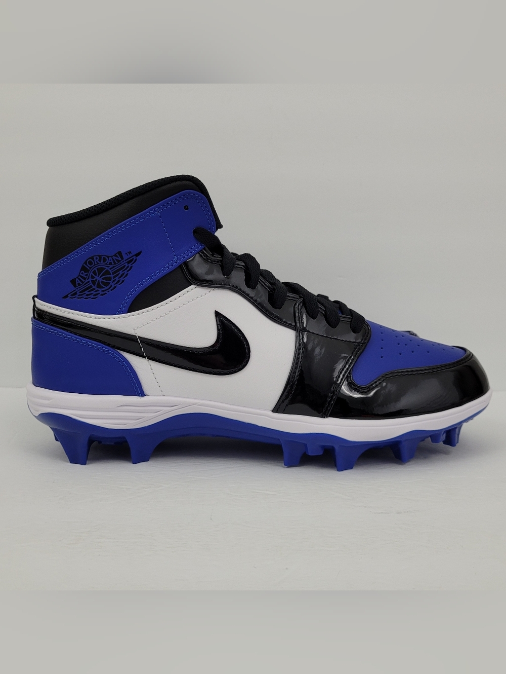 NEW Air Jordan 1 Mid TD Football Cleat Game Royal Mens 10